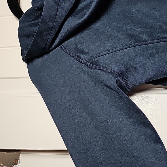 Puma Training XS navy blue zip up hoodie, neon pink/orange accents - Picture 11 of 15